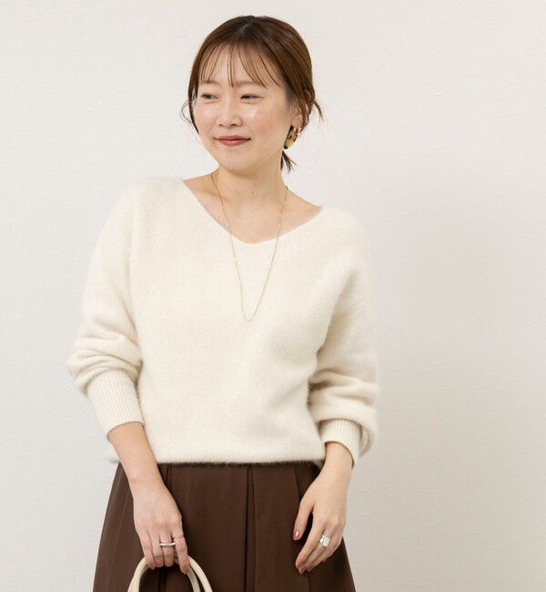 NOLLEY'S sophi「ウール混へアリー2WAYプルオーバー」|ニット・セーター|