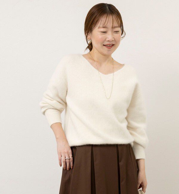 NOLLEY'S sophi「ウール混へアリー2WAYプルオーバー」|ニット・セーター|