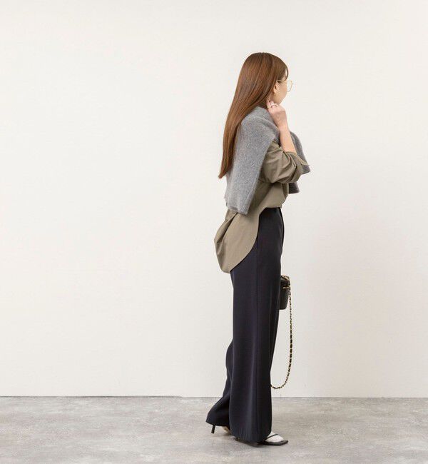 NOLLEY'S sophi「ウォッシャブル裏微起毛ワイドパンツ」|その他|