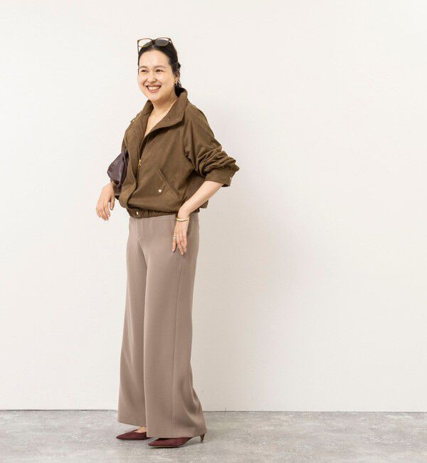 NOLLEY'S sophi「ウォッシャブル裏微起毛ワイドパンツ」|その他|