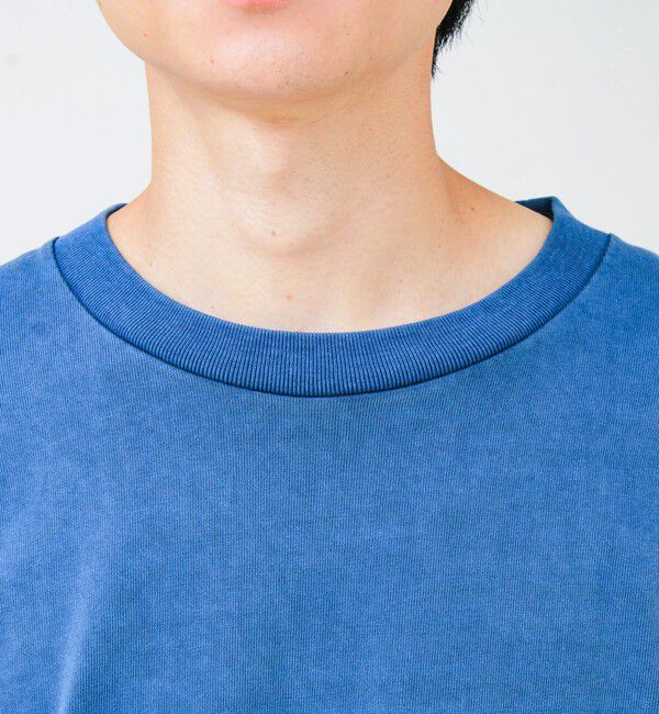 GLOSTER「【1枚でレイヤード完成】ピグメント加工 フェイクレイヤードロンT」|Tシャツ・カットソー|