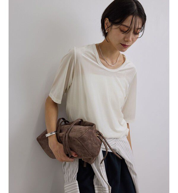 SALON adam et rope'「シアーベロアクルーネックプルオーバー」|Tシャツ・カットソー|