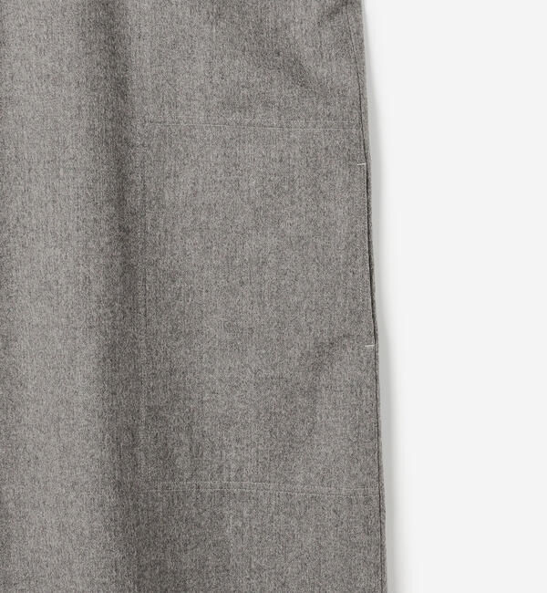 LE GLAZIK「LE GLAZIK | ウールフランネル ノースリーブワンピース WOMEN」|ワンピース|