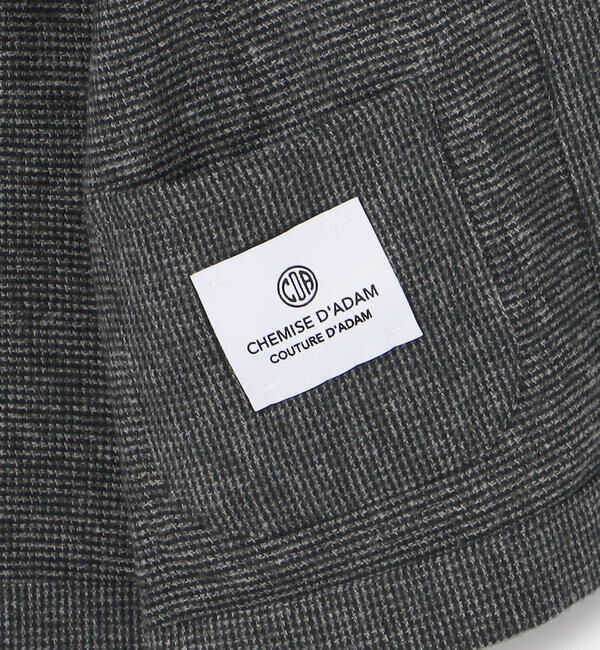  「CHEMISE D'ADAM | 〈別注〉SHIRT JACKET GREY WOMEN」|テーラードジャケット|