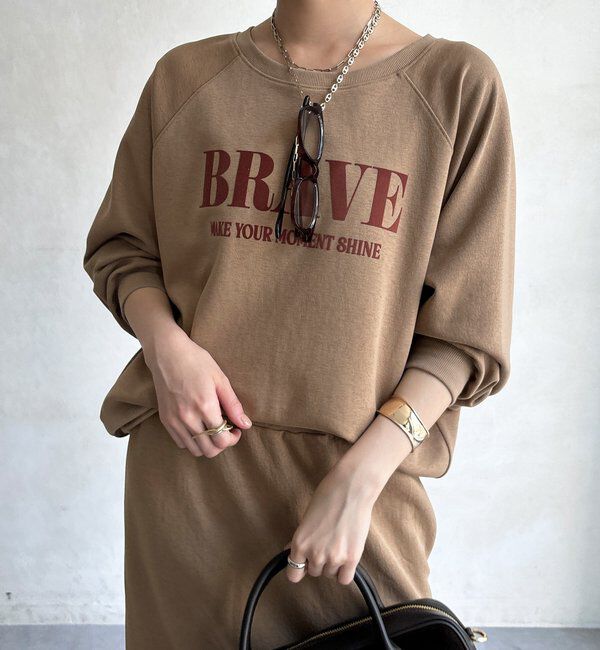  「【セット着用可能】フロッキーロゴトップス」|Tシャツ・カットソー|