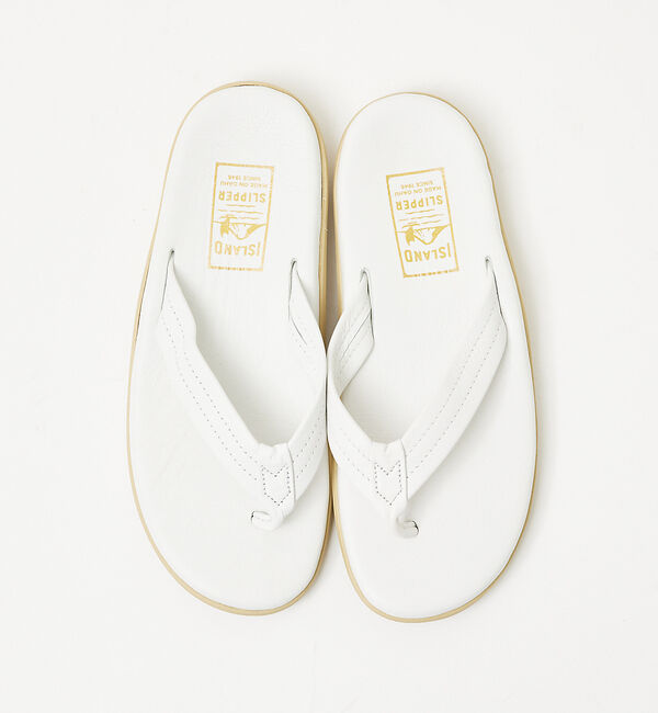 ABAHOUSE「【ISLAND SLIPPER / アイランドスリッパ】レザー トングサンダル」|サンダル|