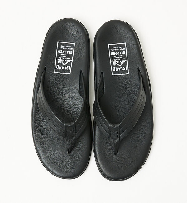 ABAHOUSE「【ISLAND SLIPPER / アイランドスリッパ】レザー トングサンダル」|サンダル|