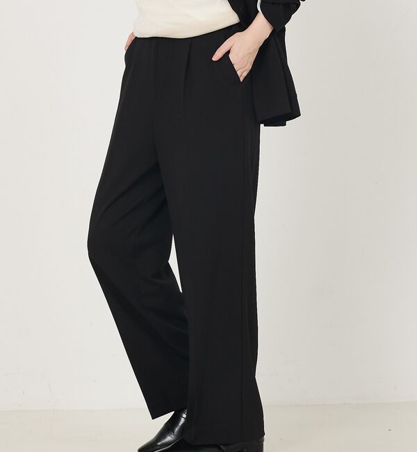 abahouse mavie「【セットアップ対応】TRストレッチタックセミワイドパンツ」|その他|
