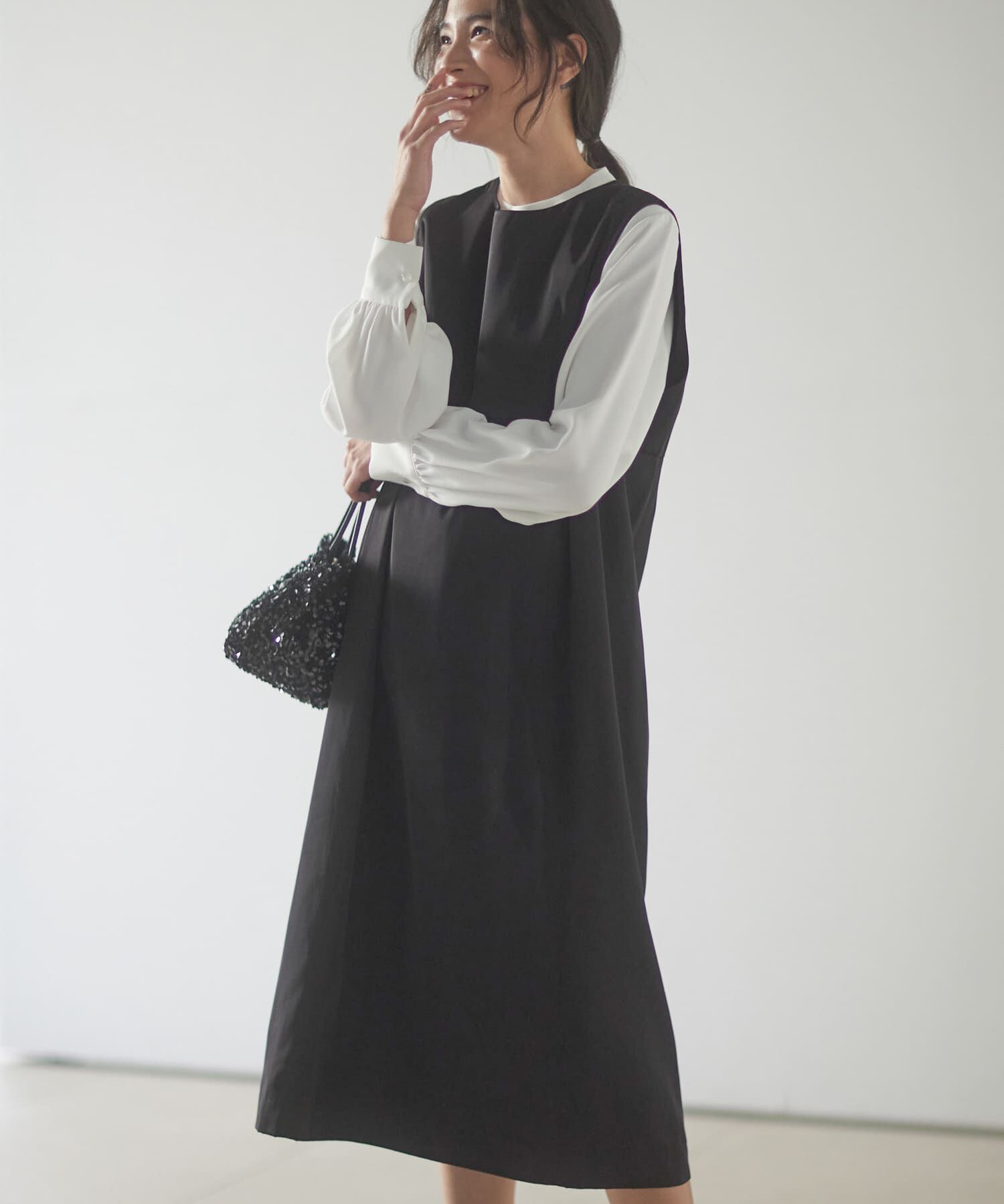 URBAN RESEARCH DOORS「ナロードレスワンピース」|ワンピース|