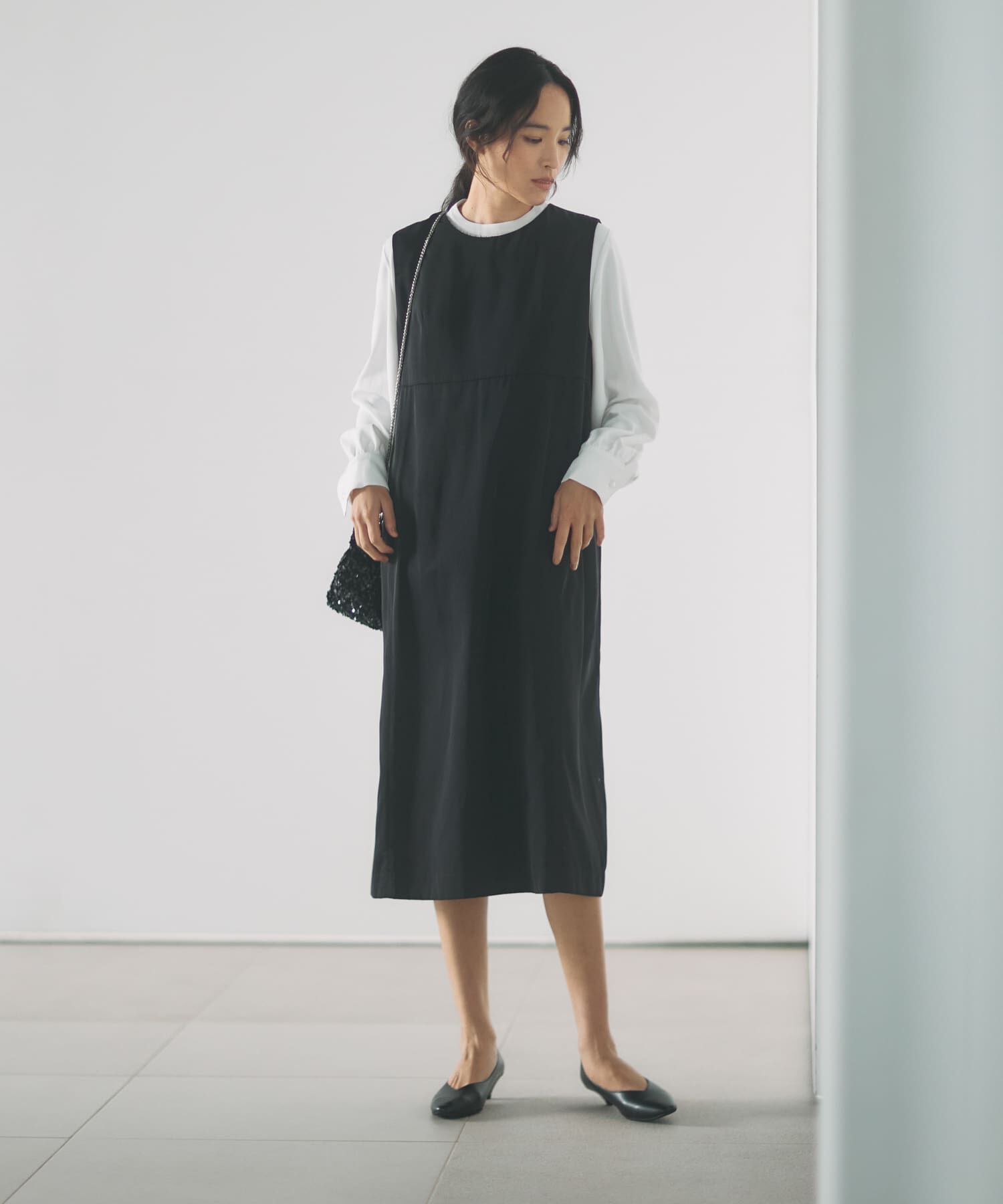 URBAN RESEARCH DOORS「ナロードレスワンピース」|ワンピース|