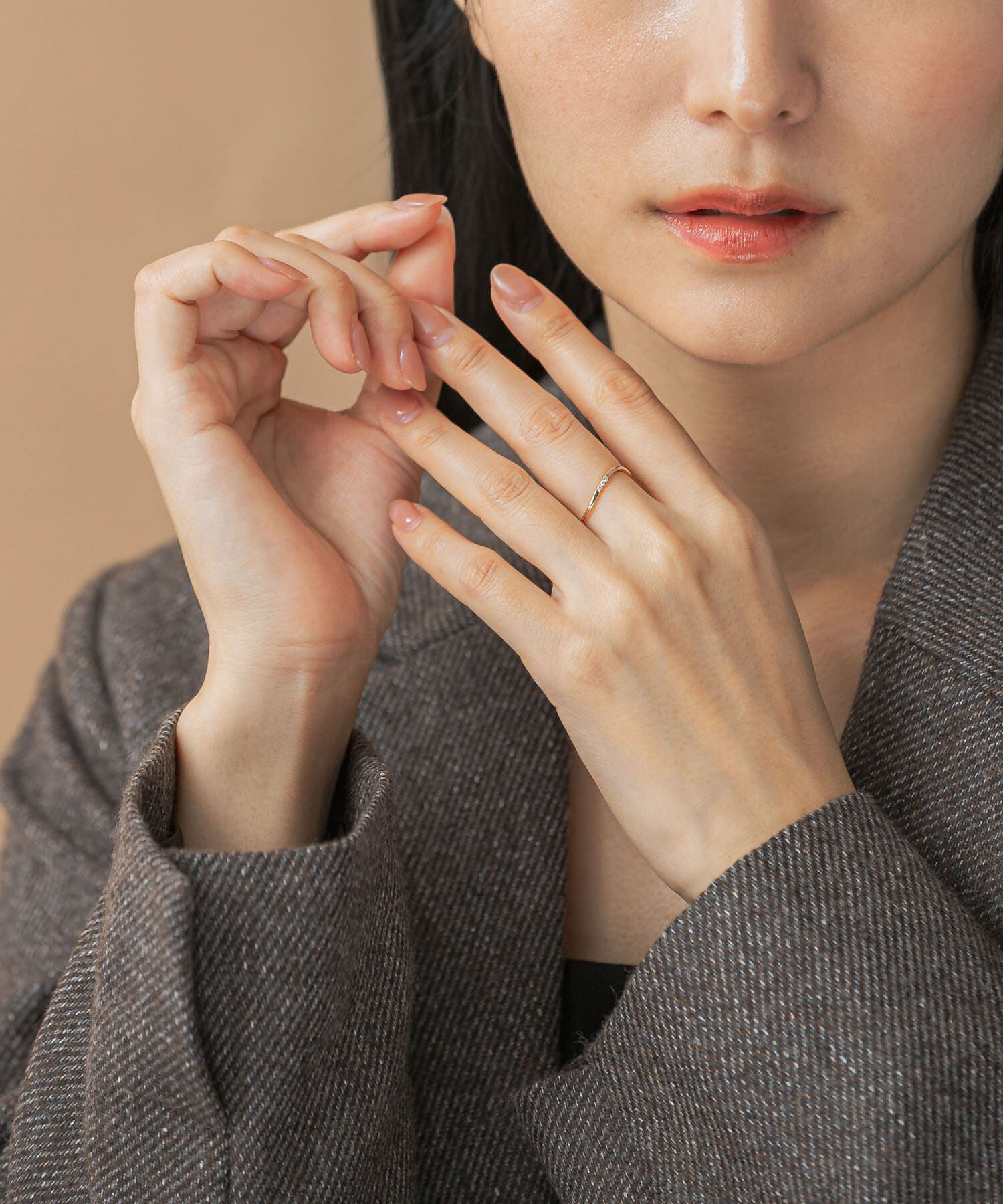 URBAN RESEARCH ROSSO「Favorible　Curvy diamond ring」|リング|
