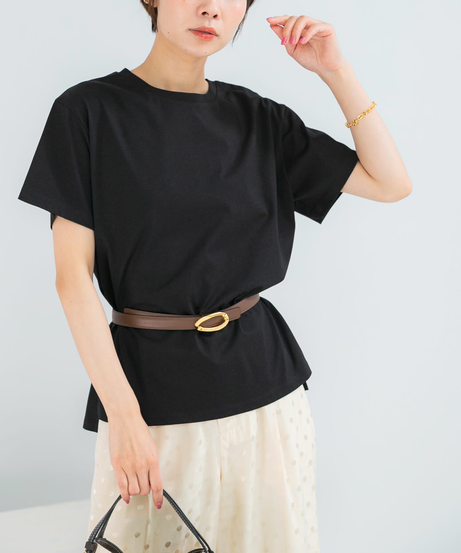 URBAN RESEARCH ROSSO「UVカットアイスコットンカットソー」|Tシャツ・カットソー|