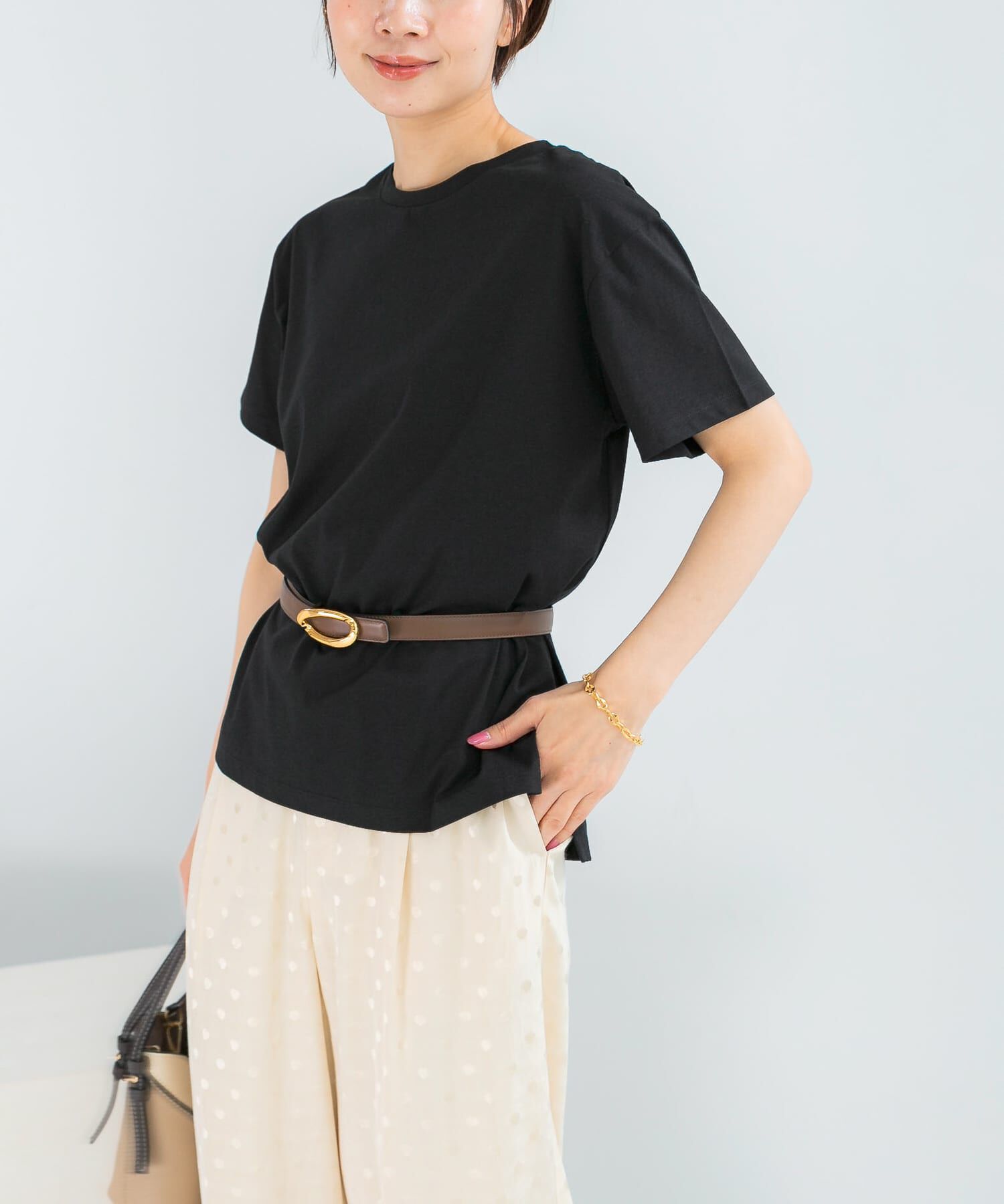 URBAN RESEARCH ROSSO「UVカットアイスコットンカットソー」|Tシャツ・カットソー|