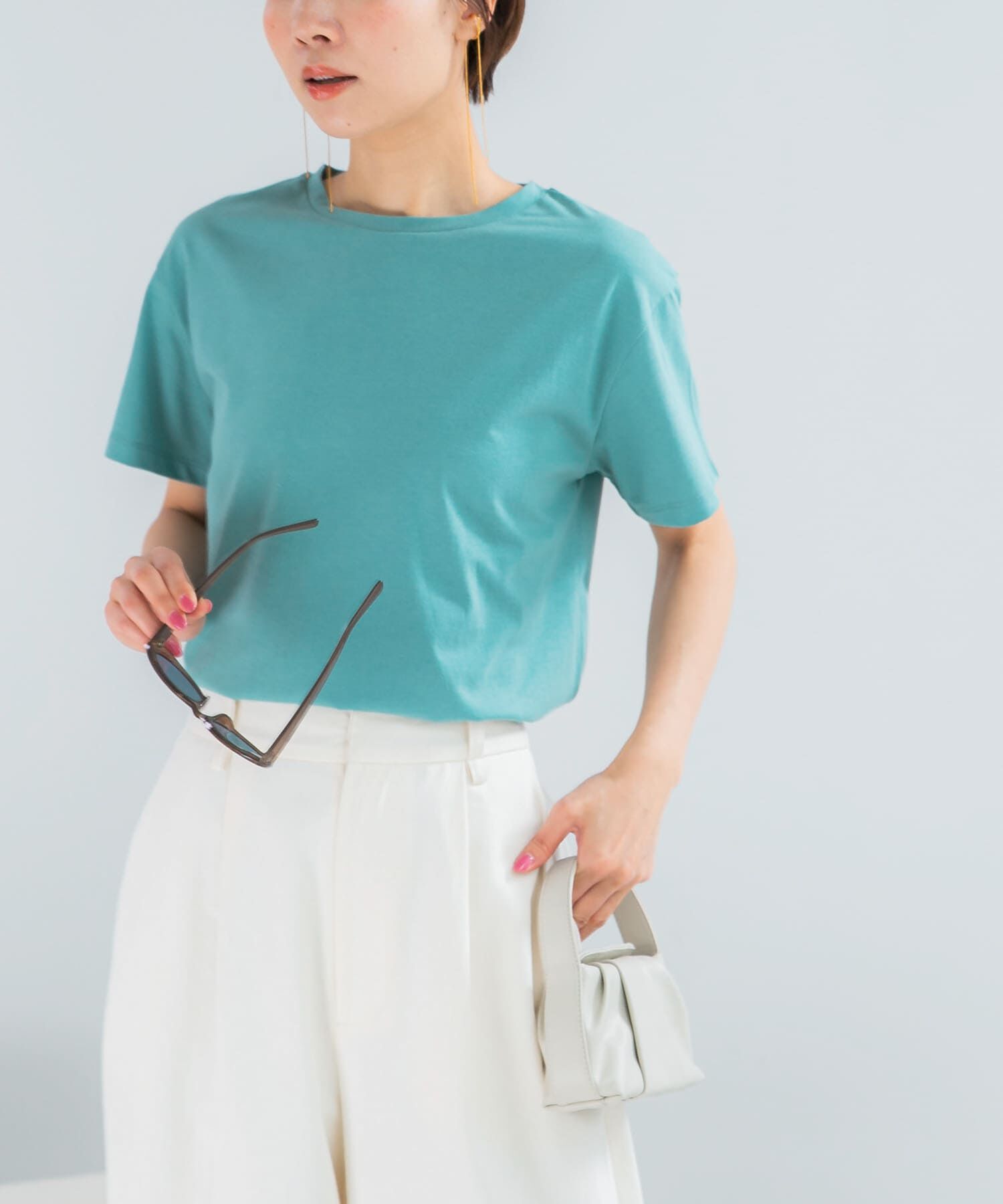 URBAN RESEARCH ROSSO「UVカットアイスコットンカットソー」|Tシャツ・カットソー|