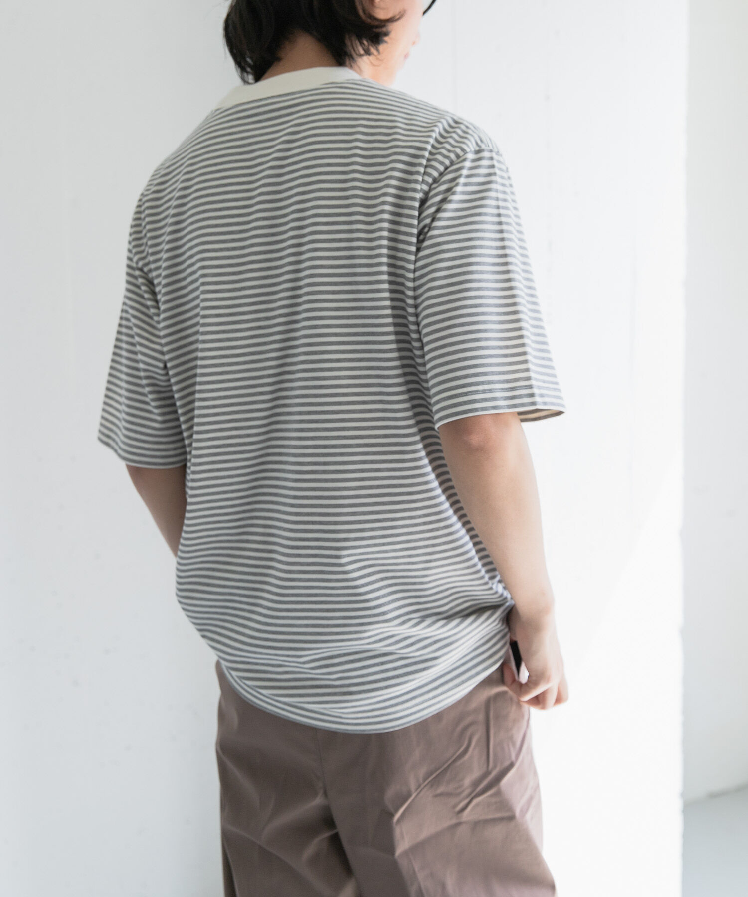 URBAN RESEARCH DOORS「FORK&SPOON　マルチボーダーTシャツ」|Tシャツ・カットソー|