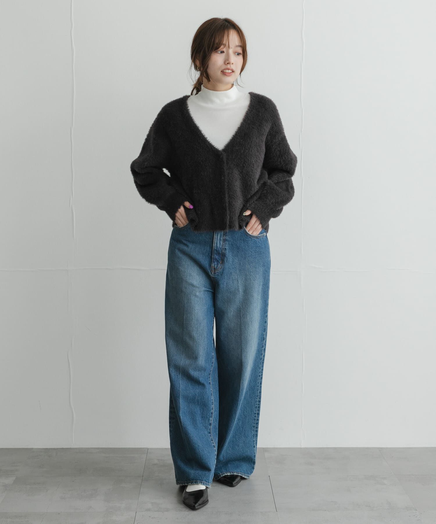 Sonny Label 「フェザーダブルフェイスカーディガン」|カーディガン|