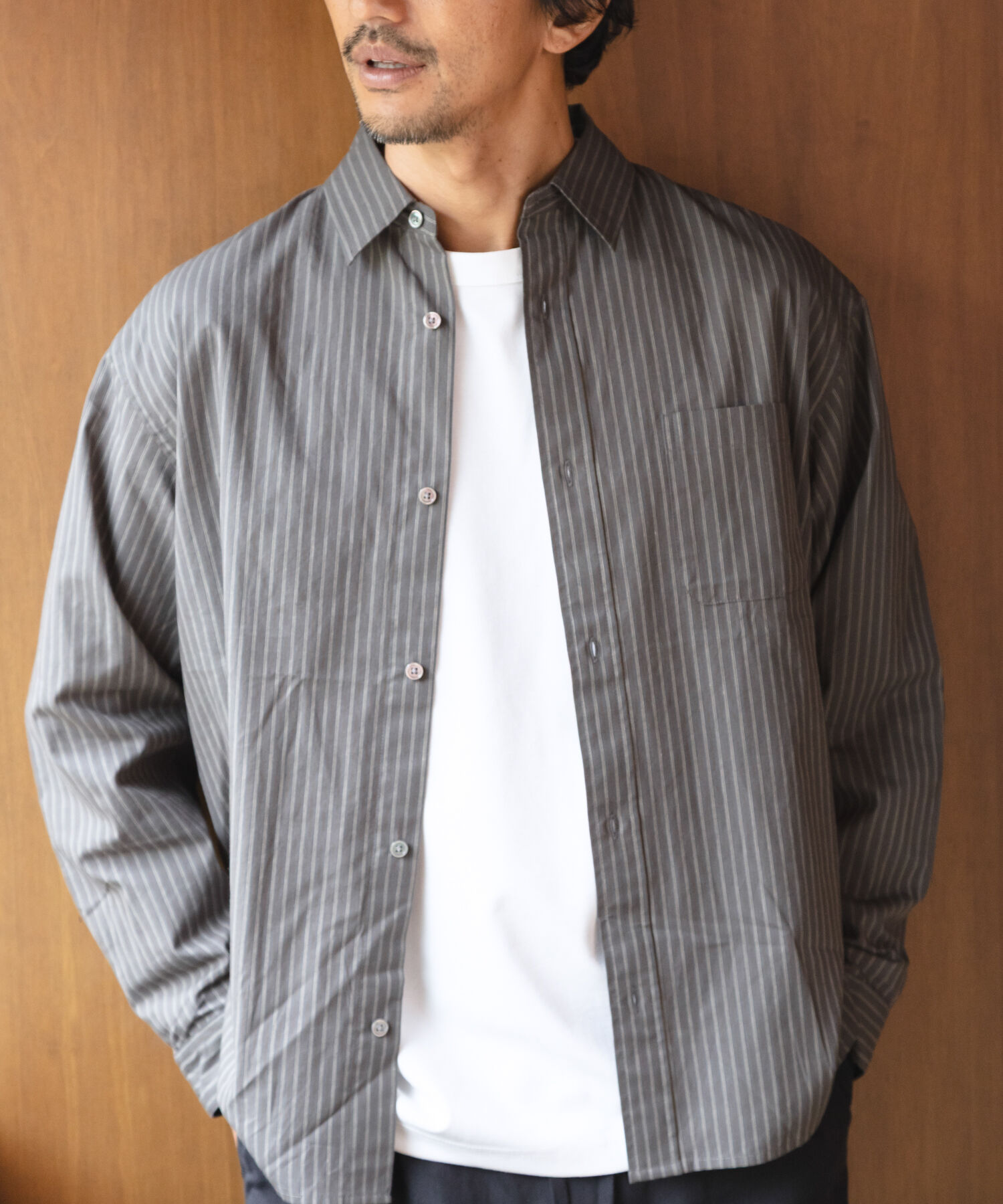 Sonny Label 「ストライプレギュラーカラーシャツ」|シャツ・ブラウス|