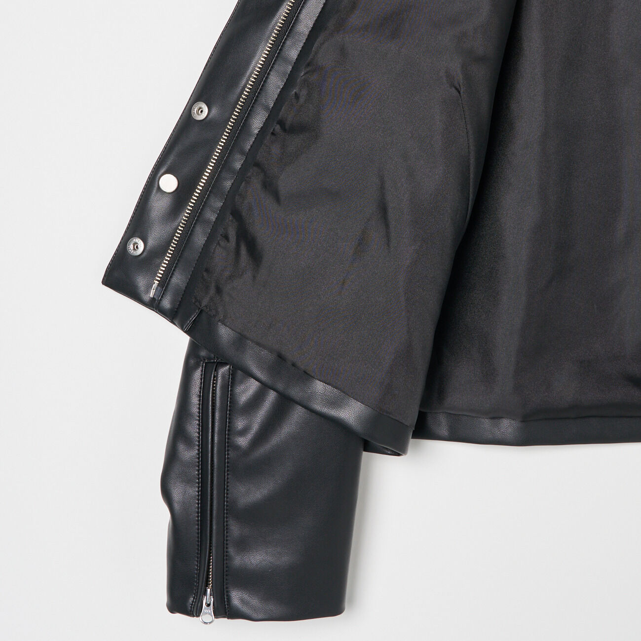 HELIOPOLE「HELIOPOLE SYNTHETIC LEATHER RIDERS JACKET」|ブルゾン・スタジャン|