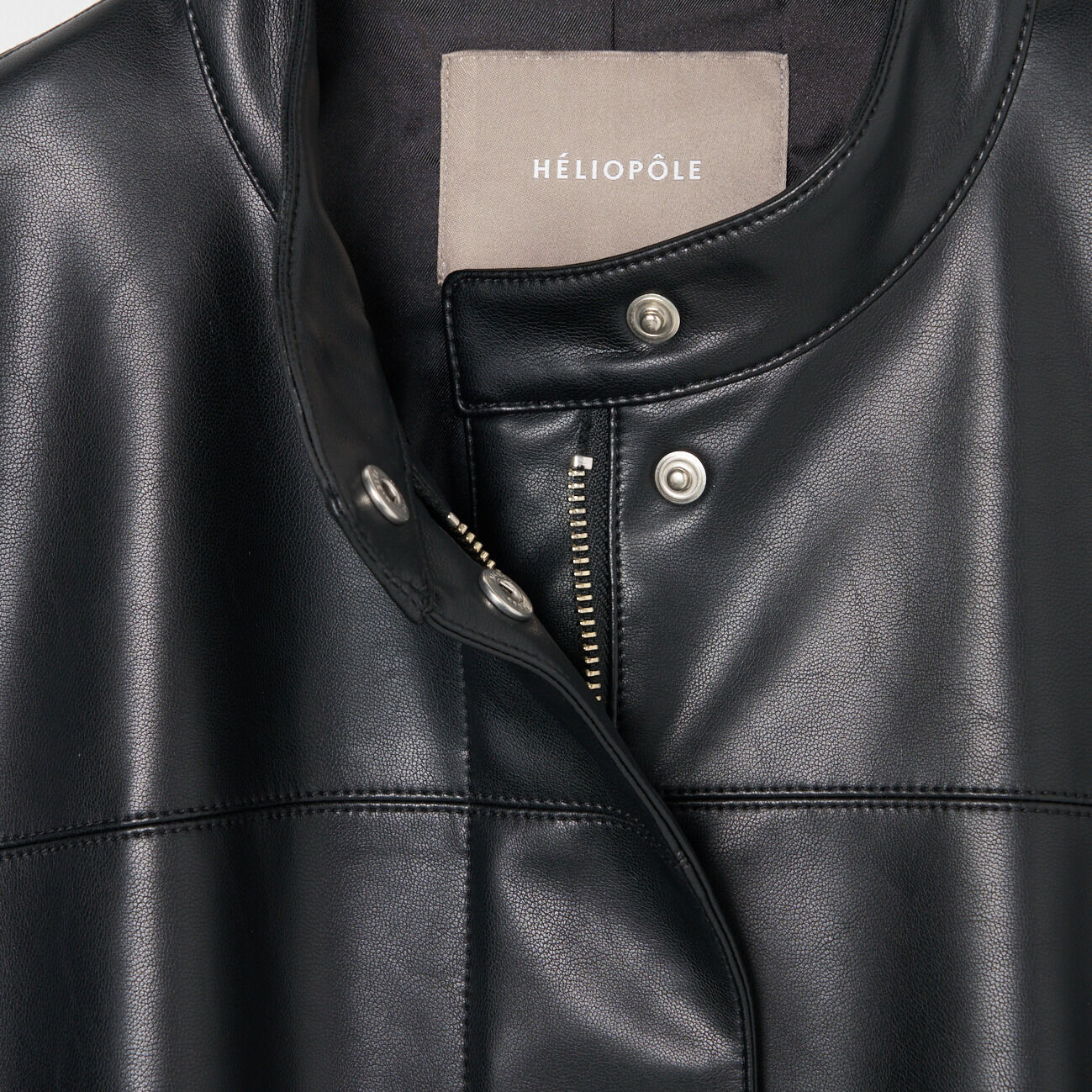 HELIOPOLE「HELIOPOLE SYNTHETIC LEATHER RIDERS JACKET」|ブルゾン・スタジャン|