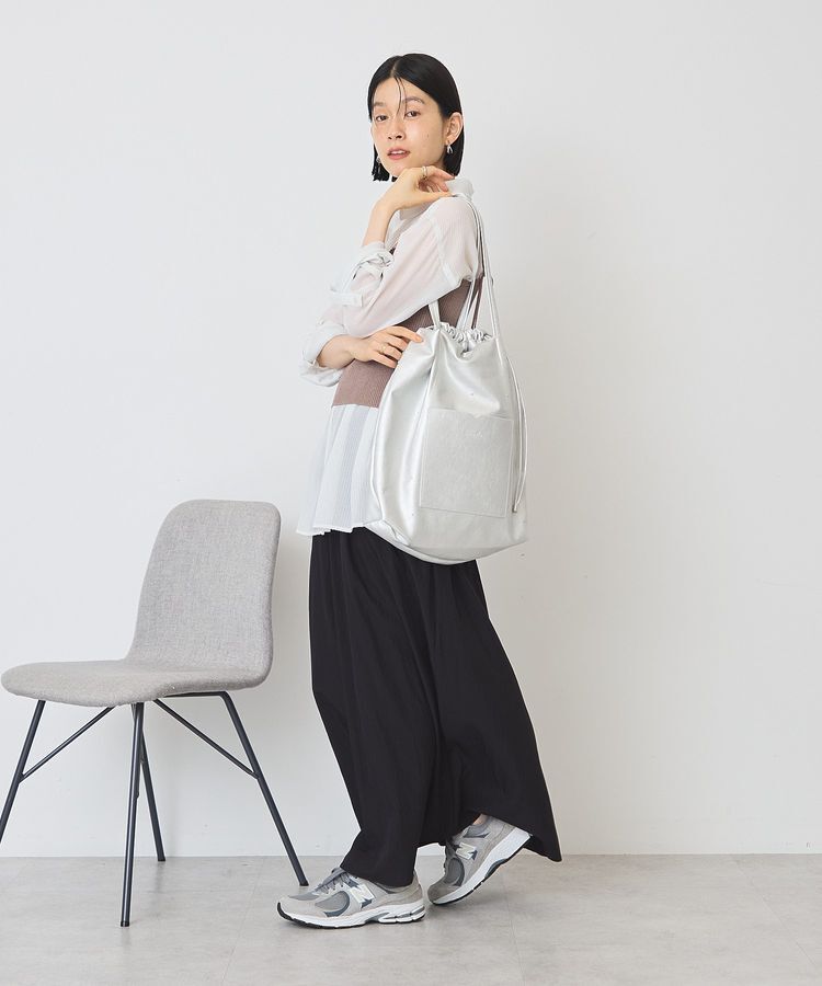 AMERICAN HOLIC「ウエストタックシアーストライプシャツ」|シャツ・ブラウス|