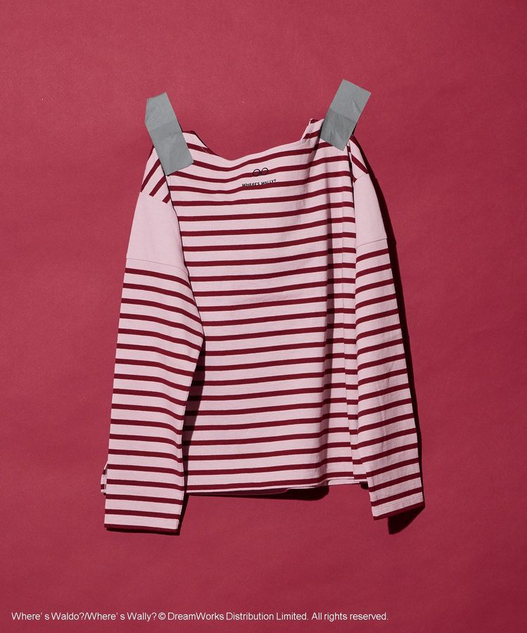 AMERICAN HOLIC「【WHERE'S WALLY?】ボートネックボーダーロンTEE」|Tシャツ・カットソー|