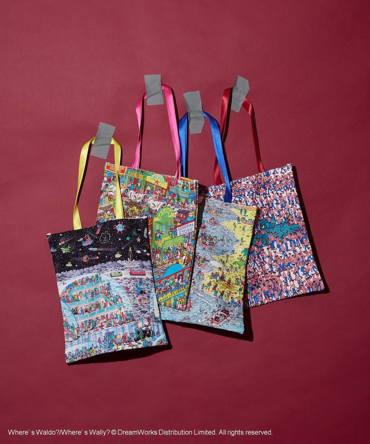 AMERICAN HOLIC「【WHERE'S WALLY?】MAPプリントトートBAG」|トートバッグ|