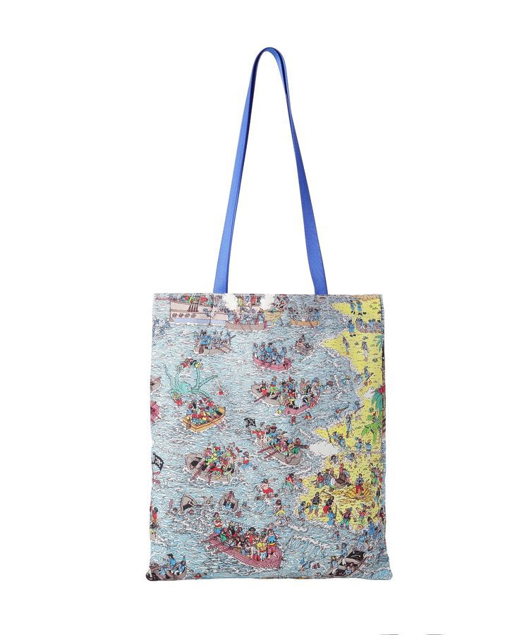 AMERICAN HOLIC「【WHERE'S WALLY?】MAPプリントトートBAG」|トートバッグ|