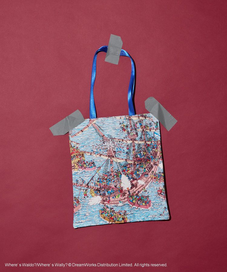 AMERICAN HOLIC「【WHERE'S WALLY?】MAPプリントトートBAG」|トートバッグ|