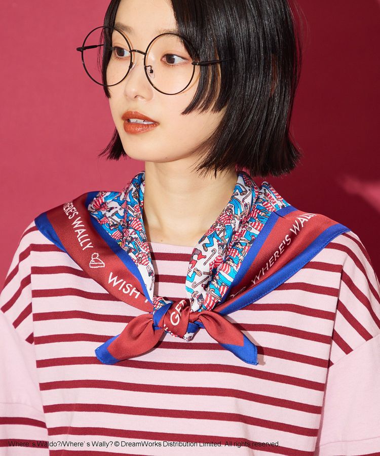 AMERICAN HOLIC「【WHERE'S WALLY?】MAPプリントスカーフ」|バンダナ・スカーフ|