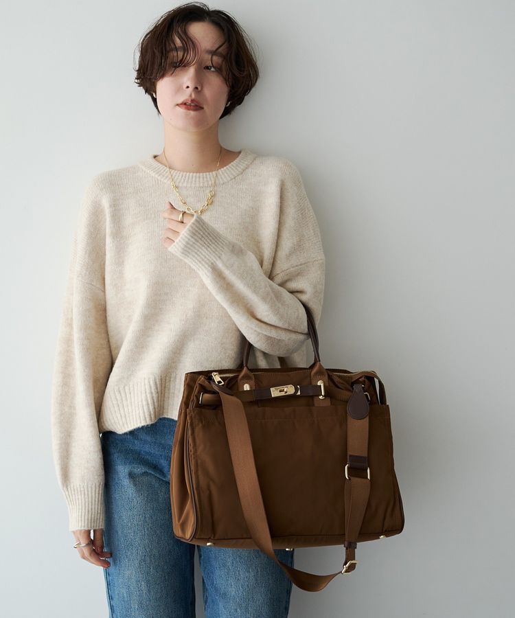 YECCA VECCA「【story】PL BELTED TOTE L」|トートバッグ|