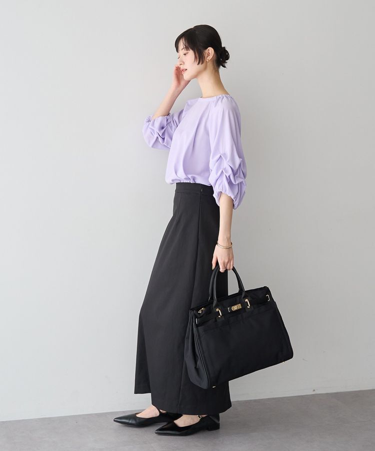 YECCA VECCA「【story】PL BELTED TOTE L」|トートバッグ|