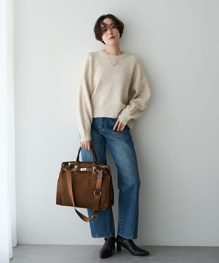 YECCA VECCA「【story】PL BELTED TOTE L」|トートバッグ|