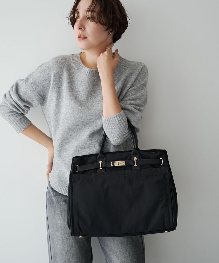 YECCA VECCA「【story】PL BELTED TOTE L」|トートバッグ|