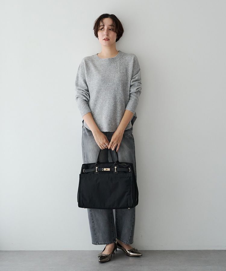 YECCA VECCA「【story】PL BELTED TOTE L」|トートバッグ|