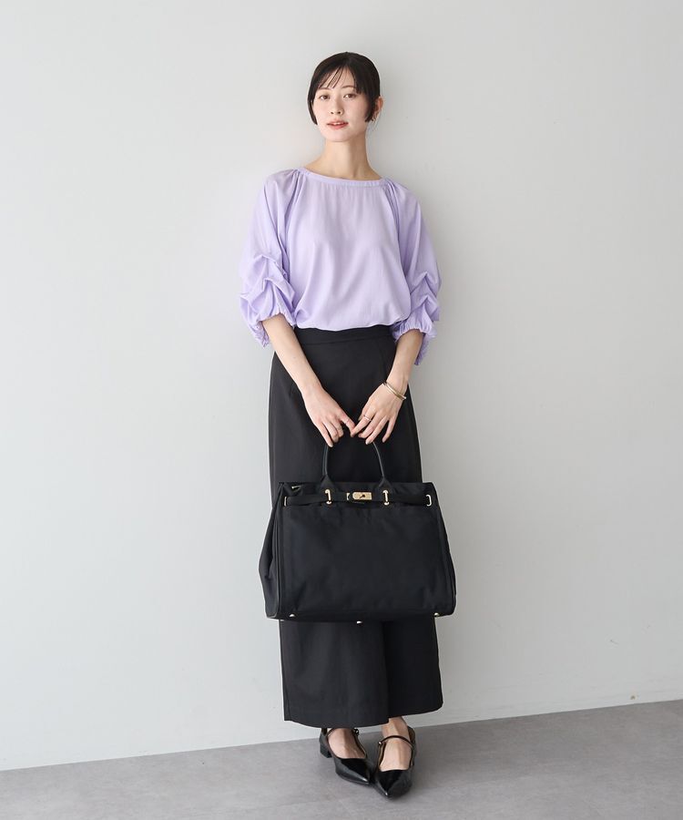 YECCA VECCA「【story】PL BELTED TOTE L」|トートバッグ|