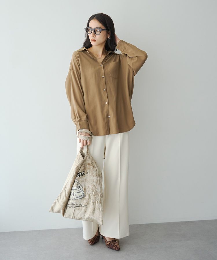 YECCA VECCA「イージーカットジョーゼットパンツ」|その他|