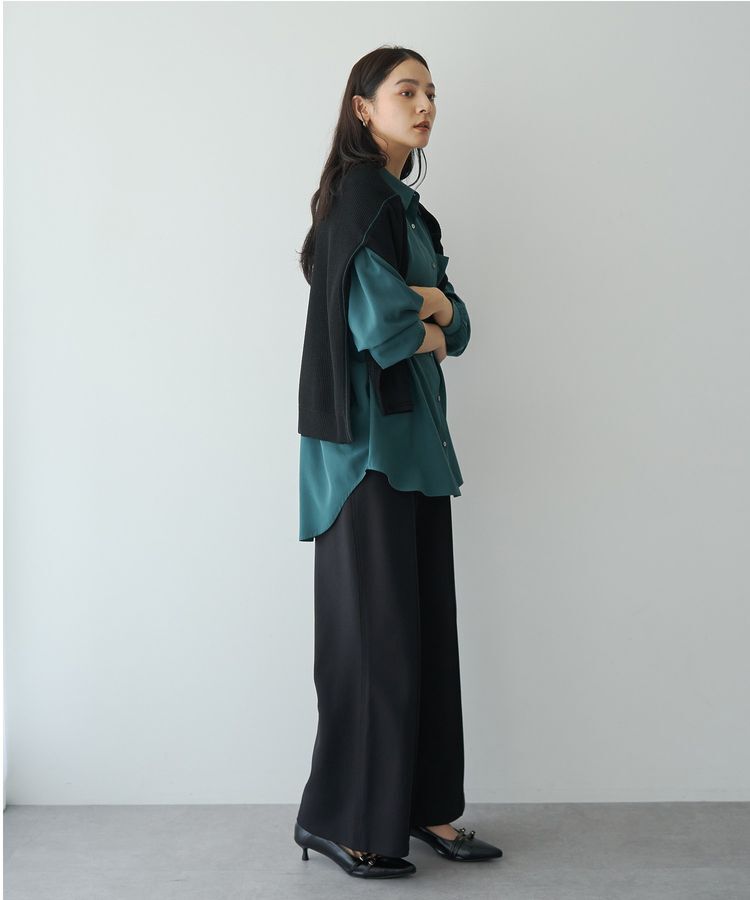 YECCA VECCA「イージーカットジョーゼットパンツ」|その他|
