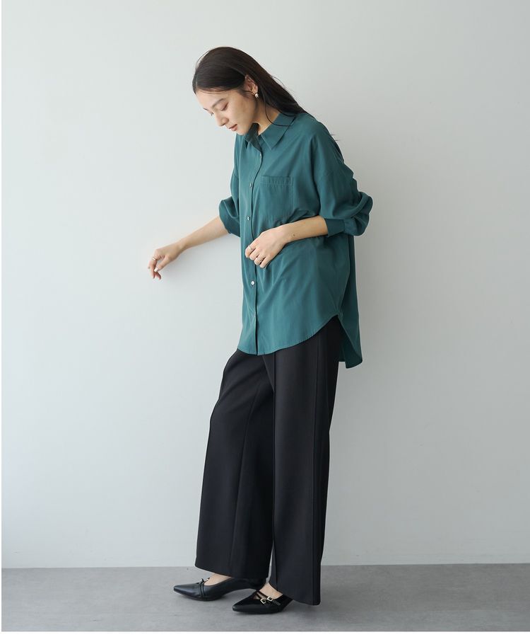 YECCA VECCA「イージーカットジョーゼットパンツ」|その他|
