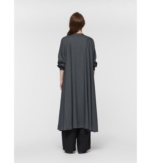 mizuiro ind「mizuiro ind T/Rスタンドカラーフレアワンピース」|ワンピース|