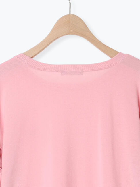 Samansa Mos2「【接触冷感/UVカット】フリル袖カットソー」|Tシャツ・カットソー|
