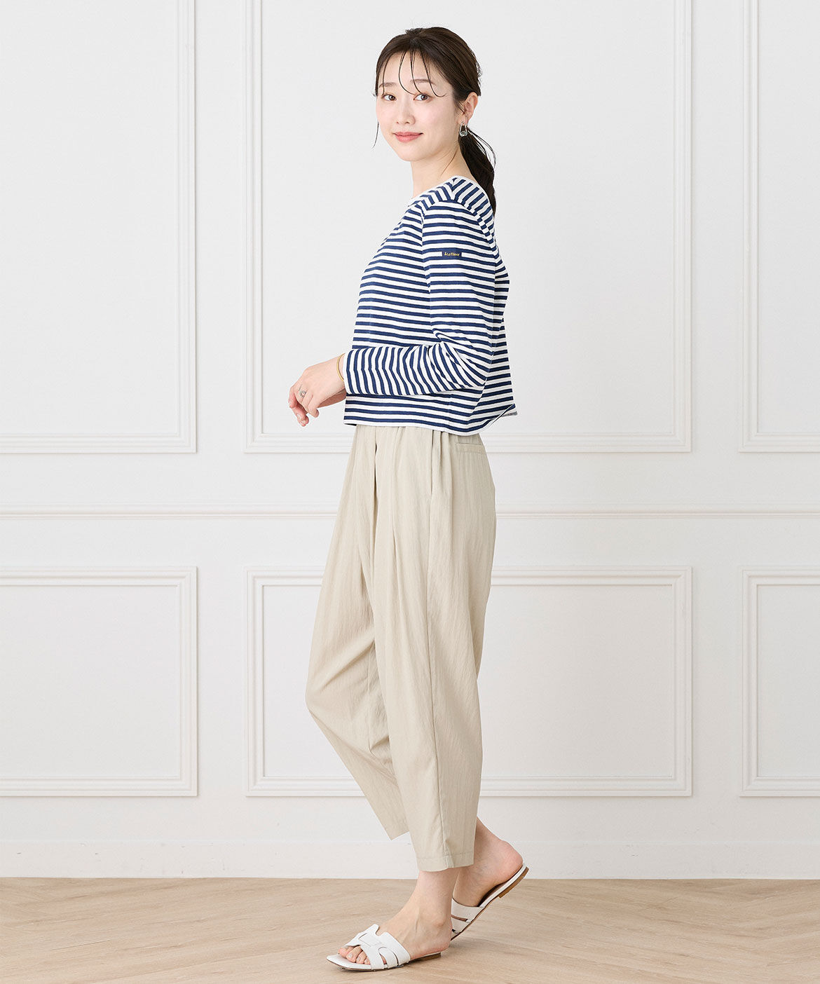 INED「ルミノア ボーダーカットソー MADEMOISELLE《Le minor》」|Tシャツ・カットソー|