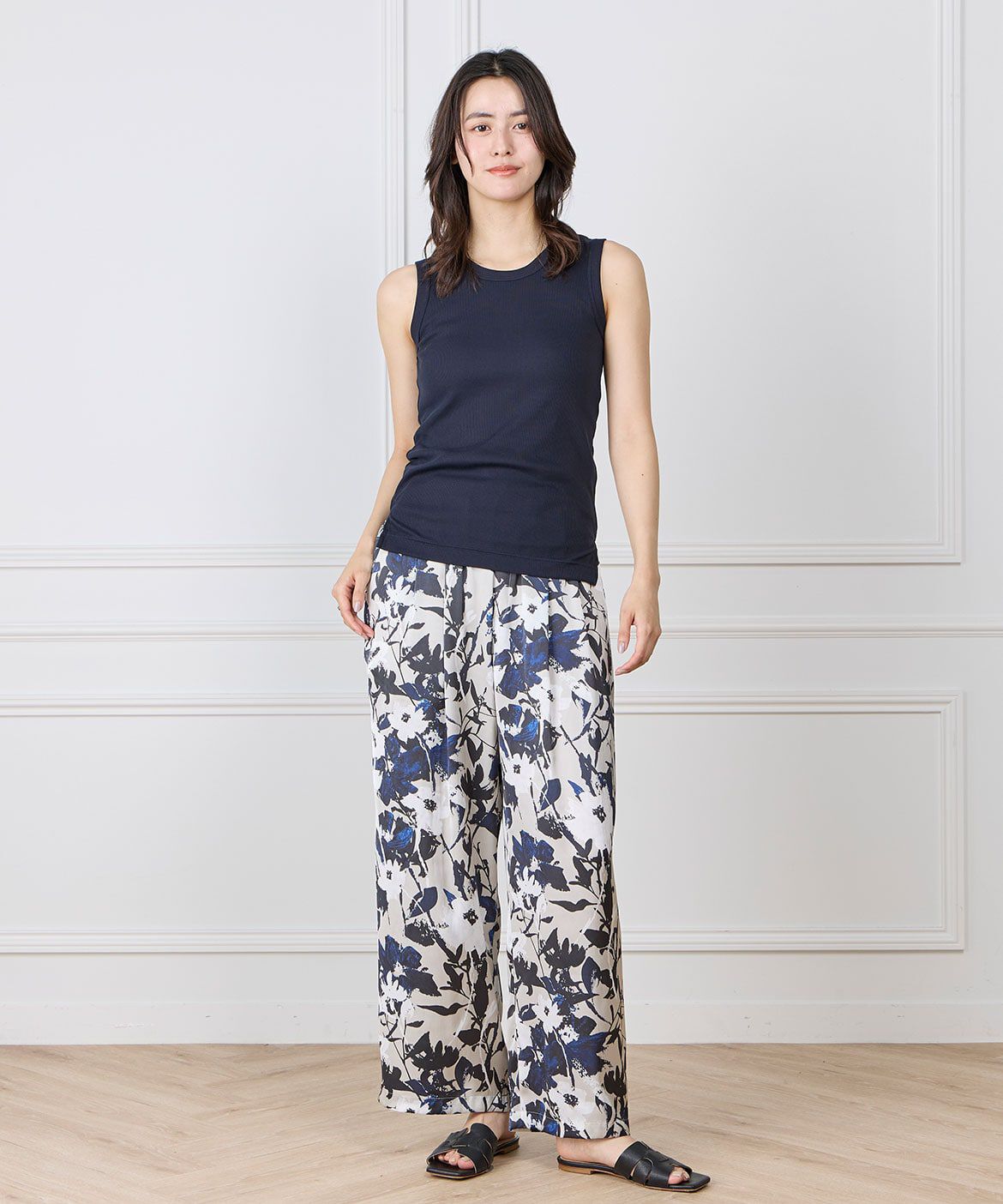 INED「コットンリブタンクトップ《YVON》」|タンクトップ|