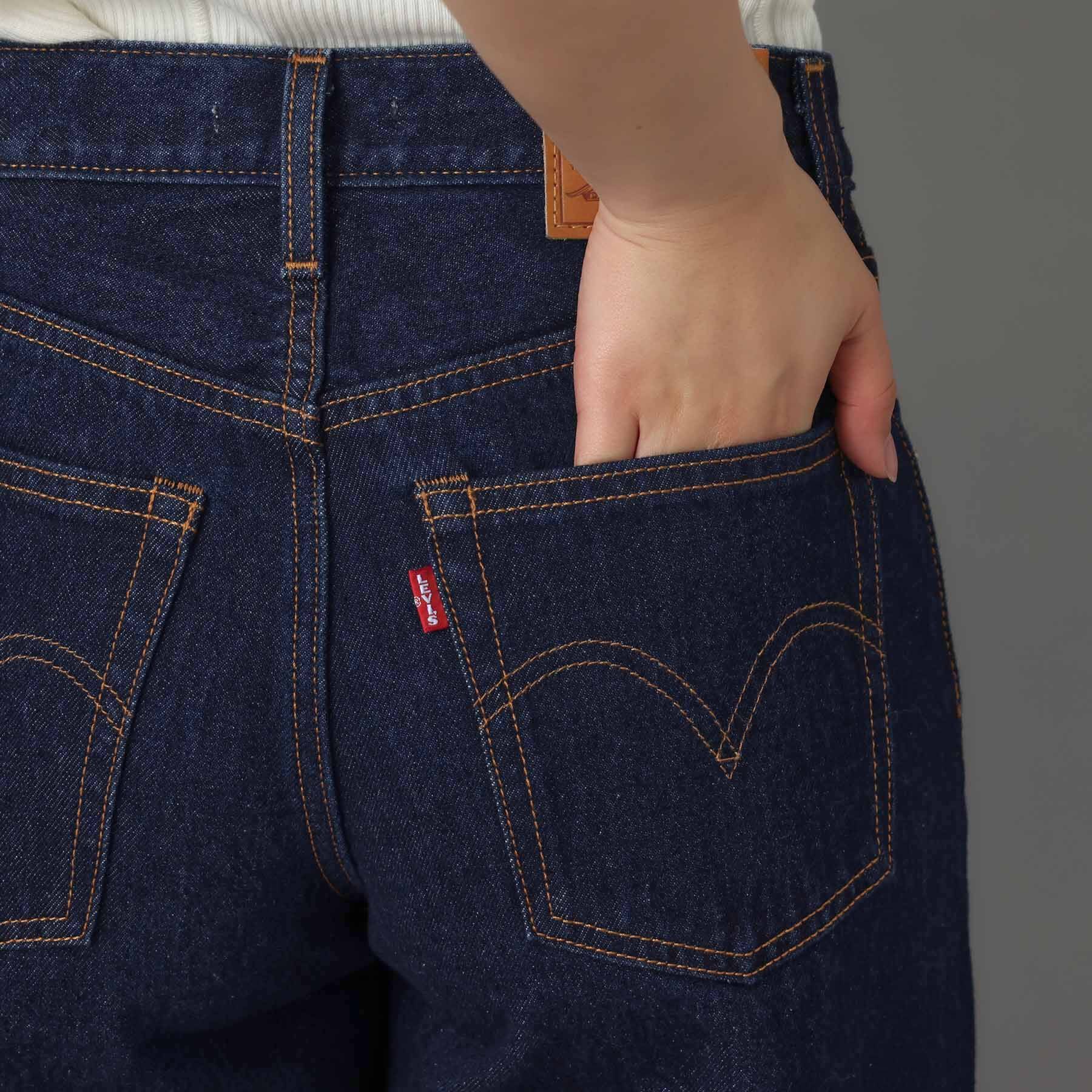 DRESSTERIOR「LEVIS（リーバイス）TEARDROP ワイドデニムパンツ」|デニム|
