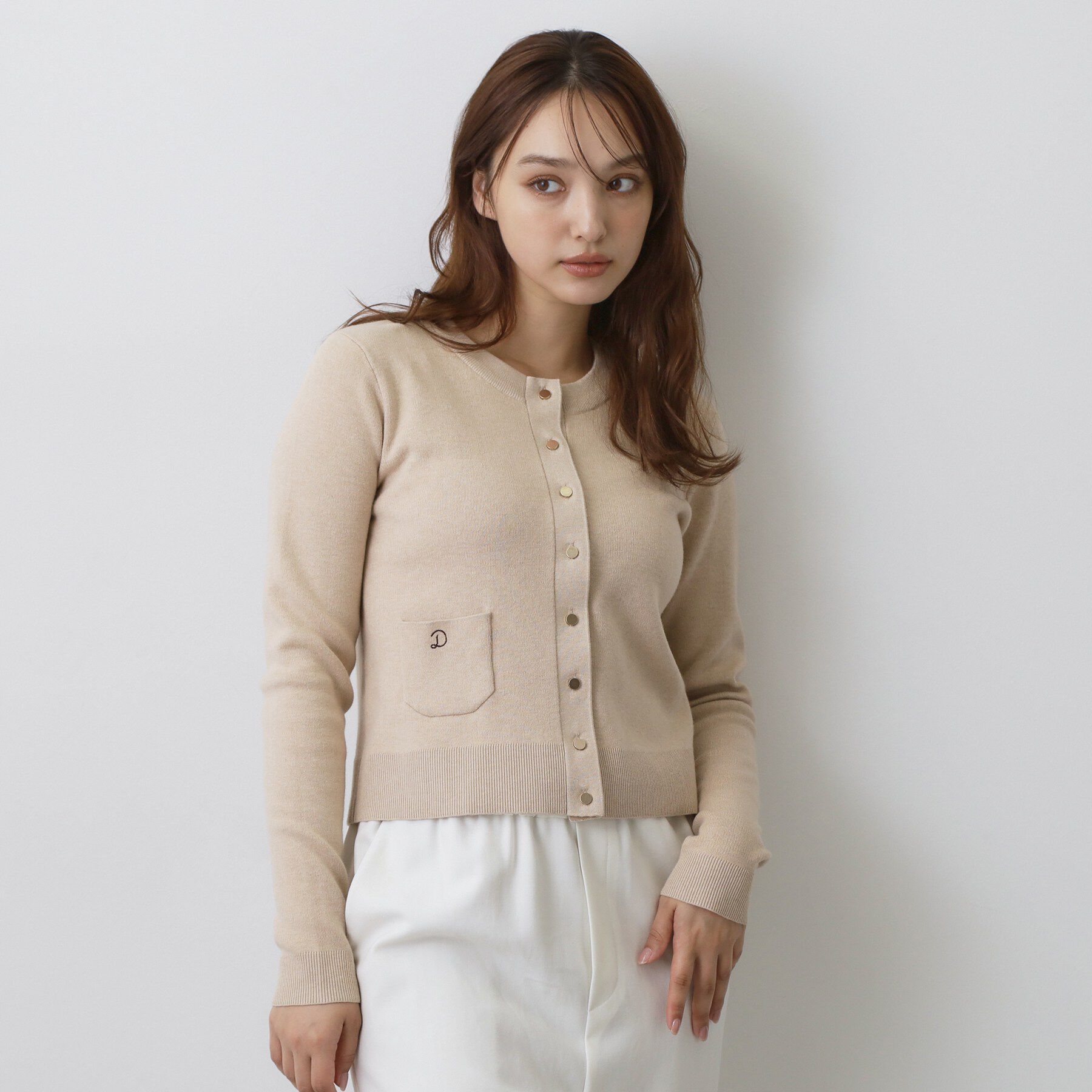 DRESSTERIOR「【5色展開/マシンウォッシャブル】コットンカシミヤカーディガン」|カーディガン|