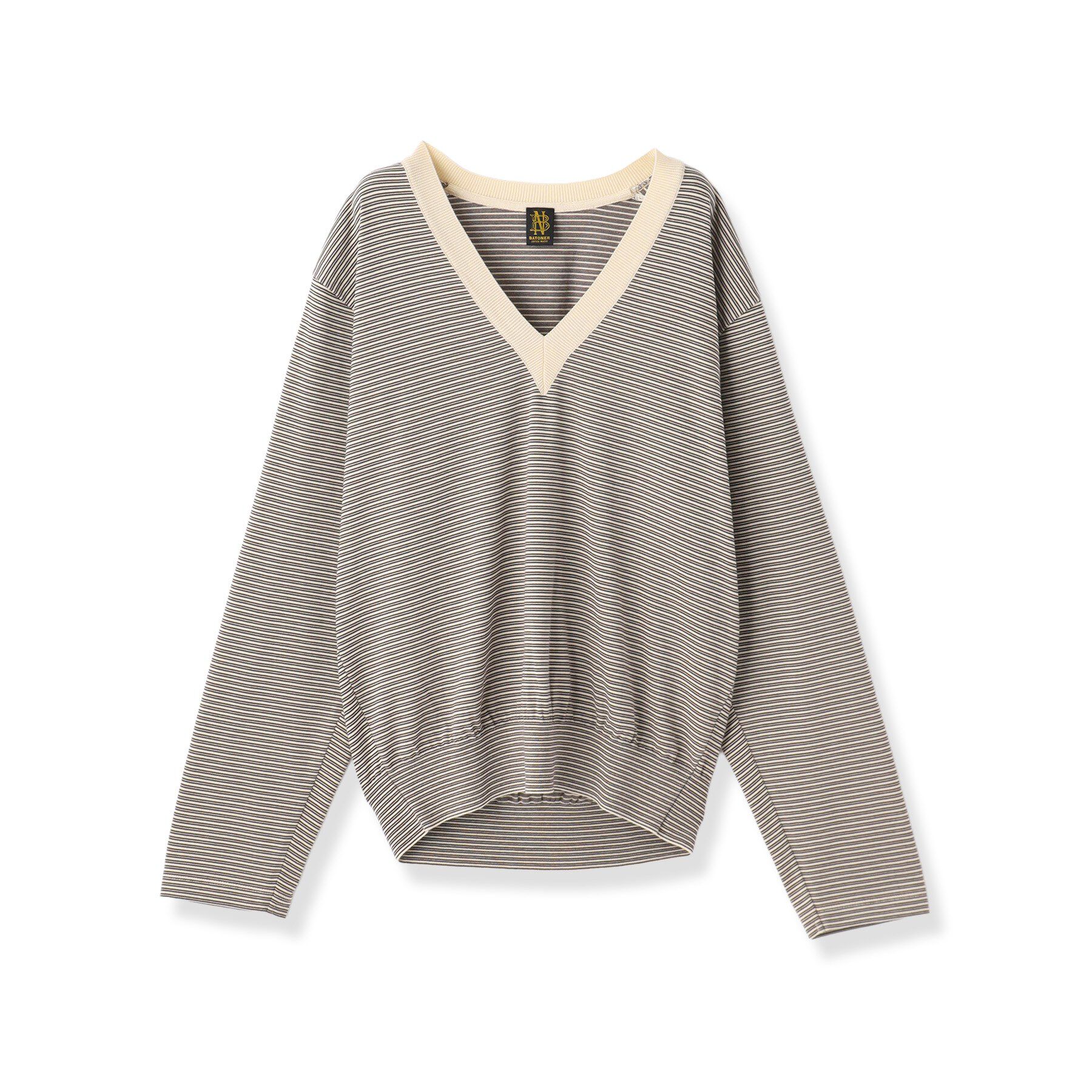 DRESSTERIOR「◆BATONER（バトナー）BLOWSING Vネック　ロングスリーブ」|ニット・セーター|
