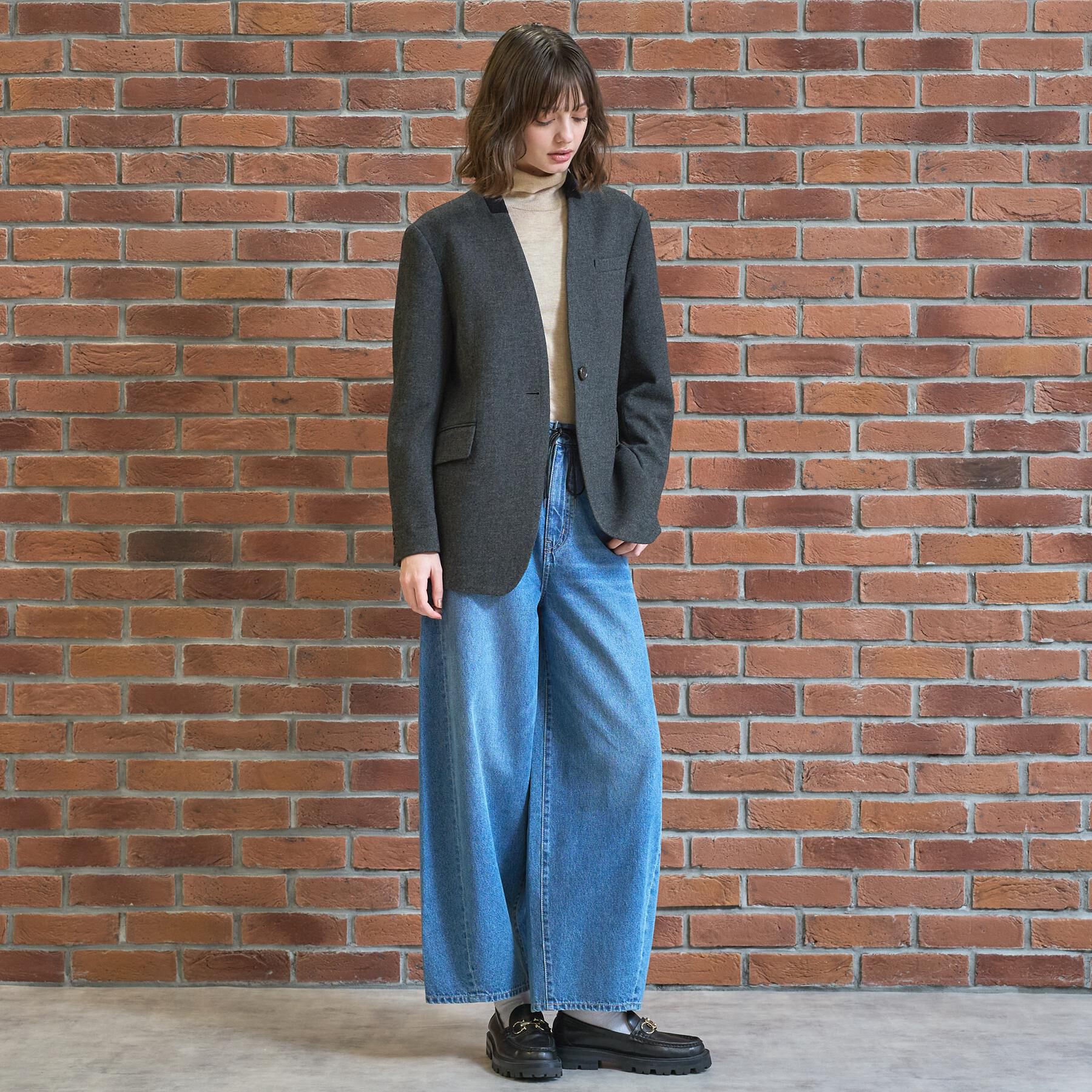 DRESSTERIOR「ハンティング ノーカラージャケット」|ノーカラージャケット|