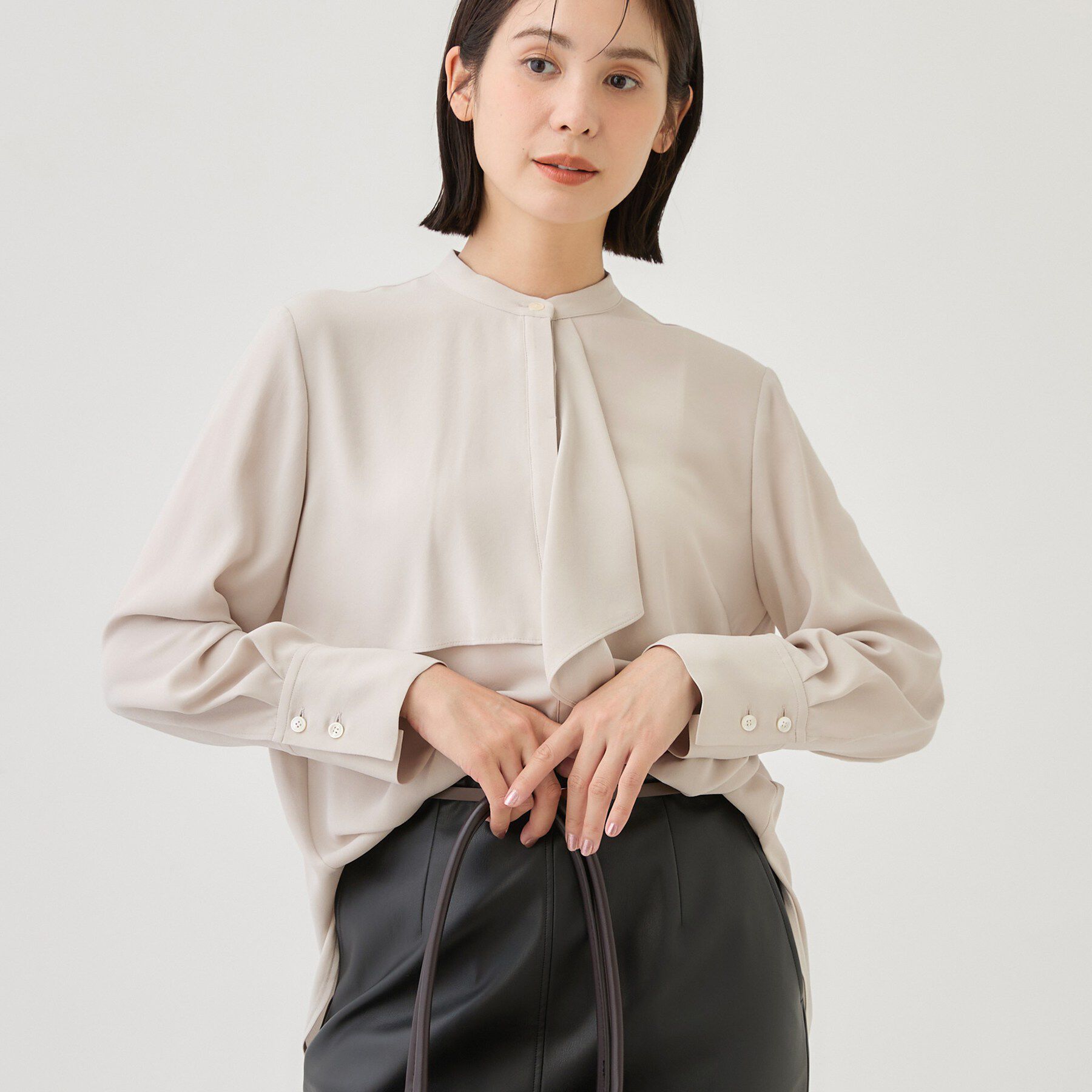 INDIVI「【日本製／華やか】フリルデザインブラウス」|シャツ・ブラウス|