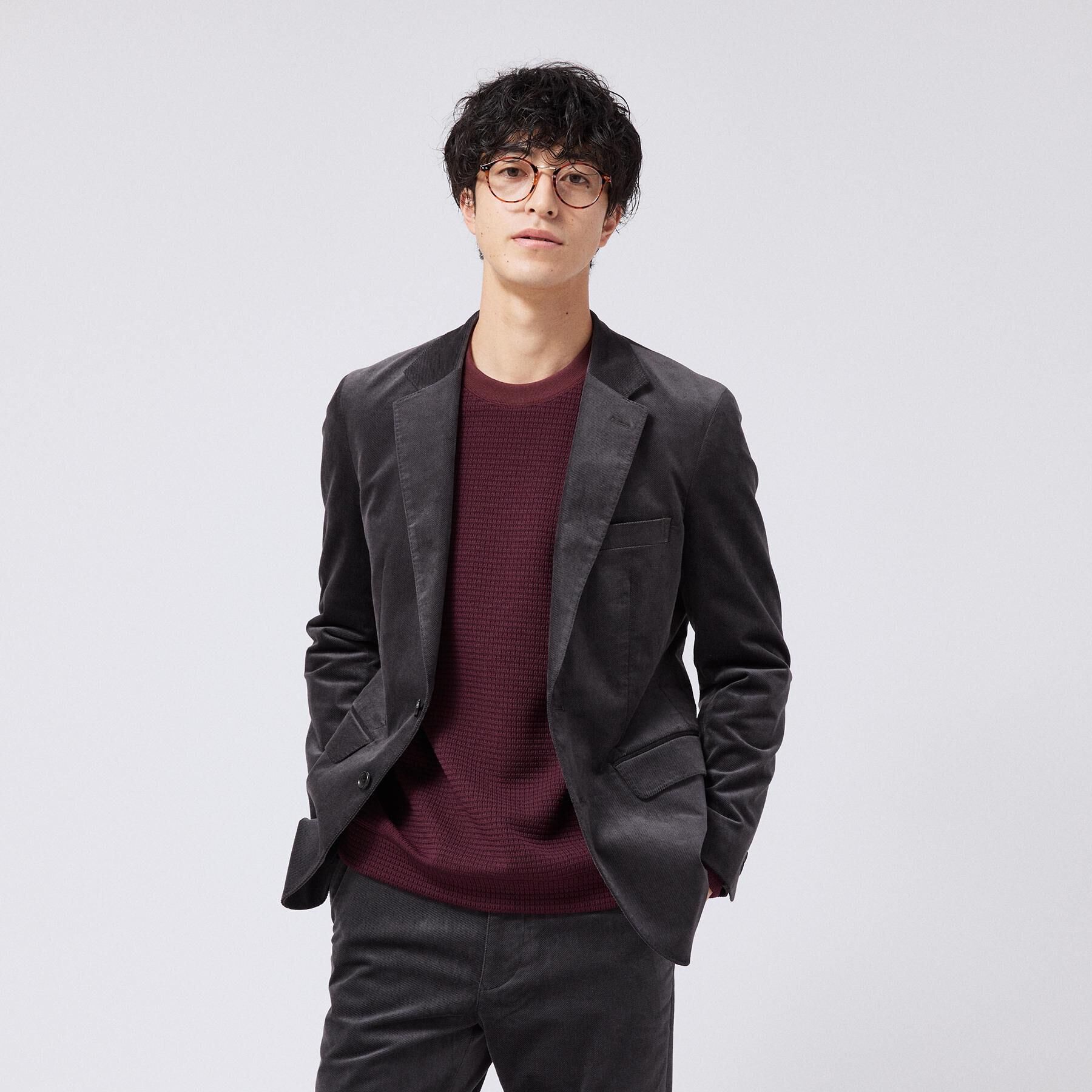 TAKEO KIKUCHI「ニットライクワッフル プルオーバージャージ」|Tシャツ・カットソー|