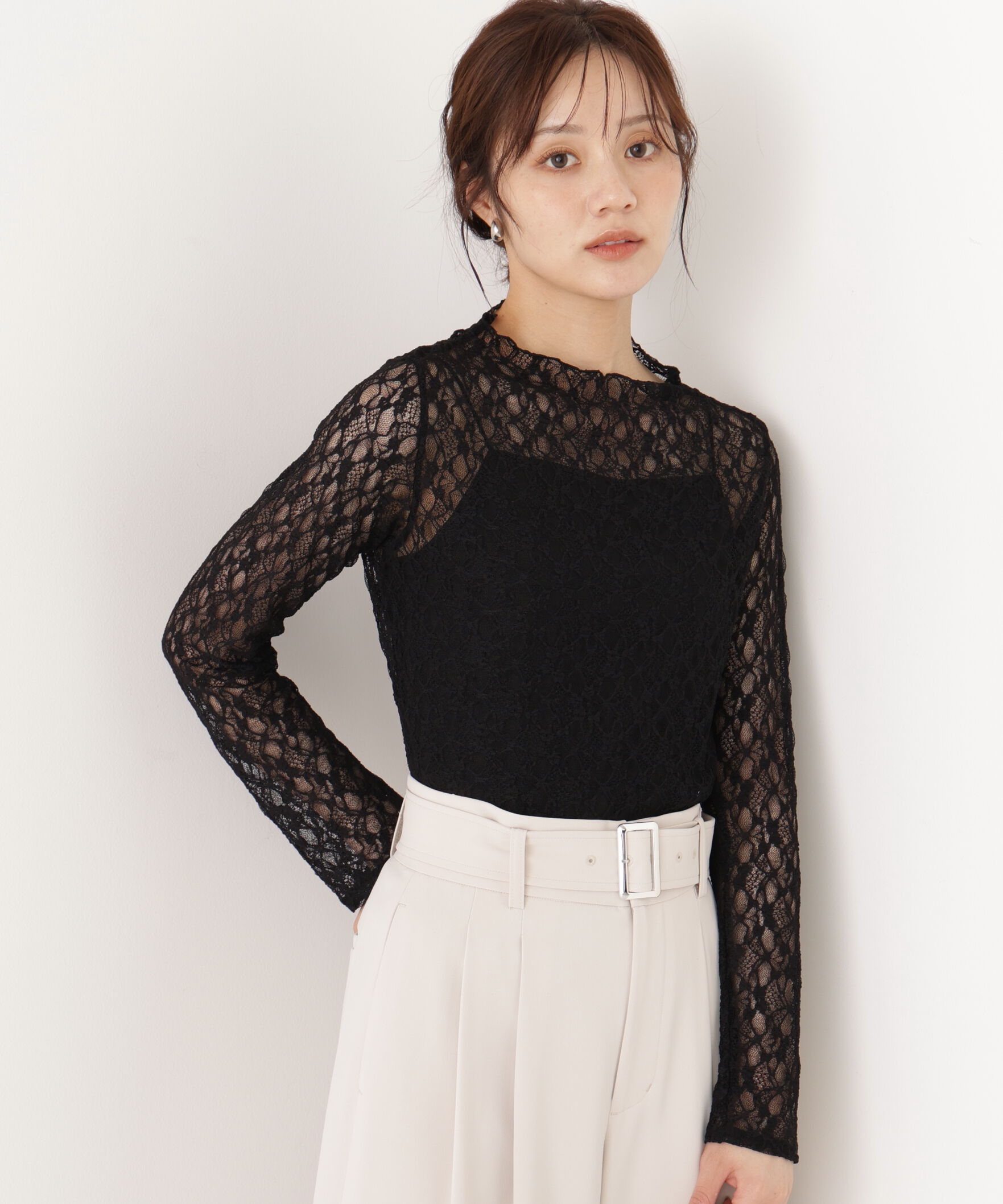 PROPORTION BODY DRESSING「カットレーストップス 26AW」|Tシャツ・カットソー|