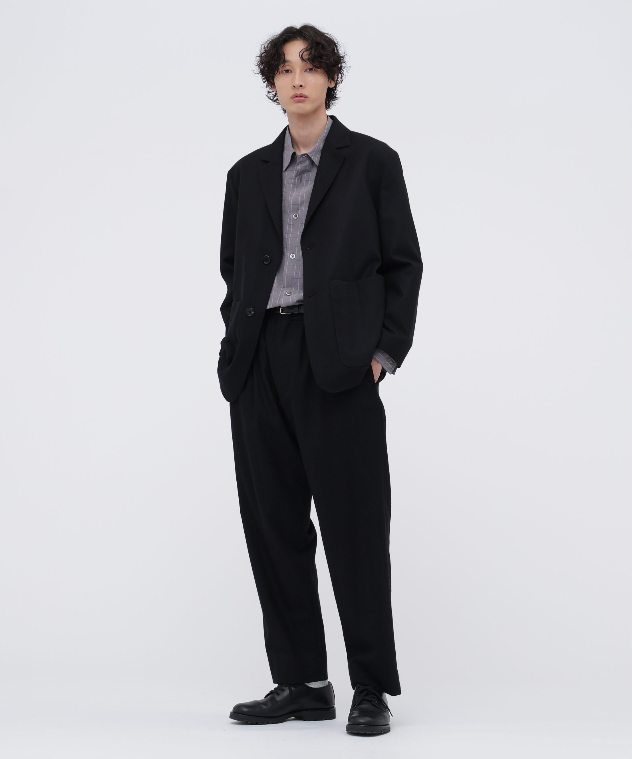 MARGARET HOWELL「GLEN CHECK COTTON POPLIN SHIRT」|シャツ・ブラウス|